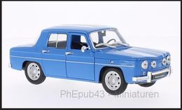 Renault R8 Gordini - Light Blue/white - Welly (1:24) - Welly