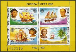 RUMÄNIEN 1992 Mi-Nr. Block 271 ** MNH - CEPT - 1992