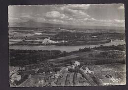 CPSM 30 - ROQUEMAURE - Vue Aérienne - Le Rhône - Châteauneuf-du-Pape Et Le Ventoux - TB PLAN D'ensemble - Roquemaure