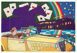 Illustrateur Patrick Hamm - Enghien Les Bains - Jeux - Casino - Cartes à Jouer -Voitures- Automobile - Autographe -Signé - Hamm