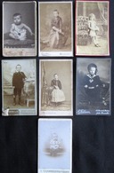 7 X VIELLE PHOTO CDV ** ENFANT ( Bébé - Fillette - Garçon ) DE BRUXELLES ** A VOIR !! DIFFERENT PHOTOGRAPHES - Alte (vor 1900)