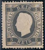 Portugal, 1870/6, # 36 Dent. 13 1/2, MHNG - Neufs
