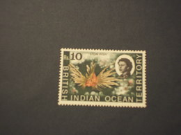 0CEANO INDIANO - 1968 PESCE 10 RS. - NUOVI(++) - Territoire Britannique De L'Océan Indien