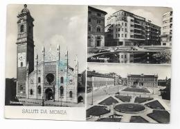 SALUTI DA MONZA  - VEDUTE - VIAGGIATA FG - Monza