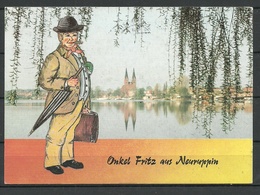 Deutschland Ansichtskarte NEURUPPIN  Gesendet , Mit Briefmarke - Neuruppin