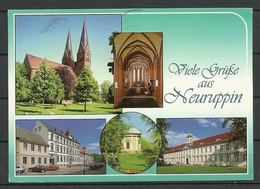Deutschland Ansichtskarte NEURUPPIN  Gesendet , Mit Briefmarke - Neuruppin