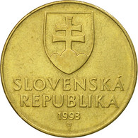 Monnaie, Slovaquie, 10 Koruna, 1993, TTB, Aluminum-Bronze, KM:11 - Slovaquie