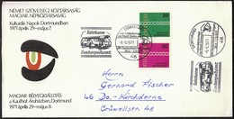 Germany Dortmund 1971 / German - Hungary Culture Days / Auslandskulturtage, Ungarn / Fahrbares Sonderpostamt / Bus, Eye - Otros