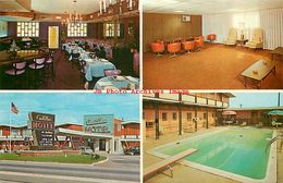 280021-New Jersey, Elizabeth, Cadillac Motel, Swimming Pool, Multi-View, Martin Advertising By Dexter Press No 98237-B - Elizabeth