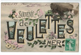 22552  CPA   Souvenir De VEULETTES : 1909! ACHAT DIRECT !!  ( TACHEE En Haut Droit ) - Other & Unclassified