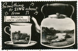 Something To Sing About From Balloch, Loch Lomond, 1961 Postcard - Dunbartonshire