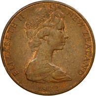 Monnaie, Nouvelle-Zélande, Elizabeth II, 2 Cents, 1982, TTB, Bronze, KM:32.1 - Nueva Zelanda