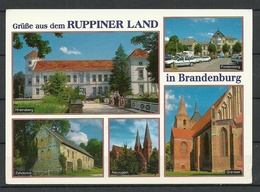 Deutschland 1999 Ansichtskarte RUPPINER LAND (gesendet Nach Estland , Mit Briefmarke) - Neuruppin