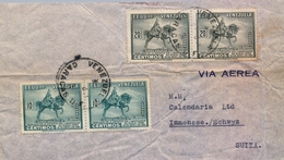 VENEZUELA , SOBRE CIRCULADO , CORREO AÉREO , CARACAS - IMMENSEE - Venezuela