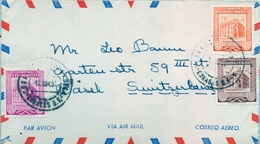 1955 VENEZUELA , SOBRE CIRCULADO , CORREO AÉREO , CARACAS - BASILEA - Venezuela