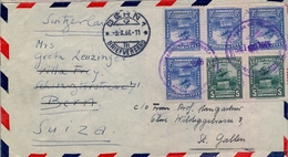 1946 VENEZUELA , SOBRE CIRCULADO , CORREO AÉREO , CARACAS - BERNA , REDIRIGIDO A ST. GALLEN. - Venezuela