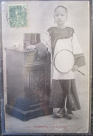 Delcampe - Indochine Jeune Chinoise Haiphong Cpa Timbrée - Vietnam