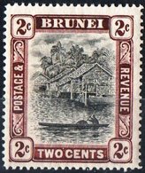 BRUNEI, COLONIA BRITANNICA, BRITISH COLONY, PAESAGGI, LANDSCAPES, 1907, FRANCOBOLLO NUOVO (MLH*) Mi. 15   Scott 15 - Brunei (...-1984)