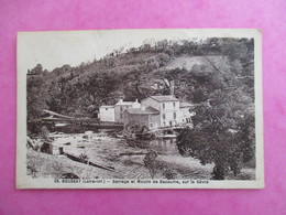 CPA 44 BOUSSAY BARRAGE ET MOULIN DE BAPAUME SUR LA SEVRE - Boussay