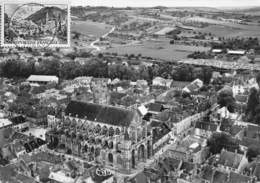 89-VILLENEUVE-SUR-YONNE- VUE AERIENNE SUR L'EGLISE NOTRE-DAME - Villeneuve-sur-Yonne