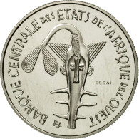 Monnaie, Afrique De L'Ouest, 100 Francs, 1967, Paris, ESSAI, FDC, Nickel, KM:E4 - Côte-d'Ivoire