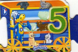 Magnets Magnet Gervais Train Danonimo Puzzle 5 - Lettres & Chiffres