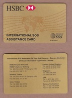 AC - TURKEY HSBC INTERNATIONAL SOS ASSISTANCE CARD BANK CARD - CREDIT CARD - Autres & Non Classés