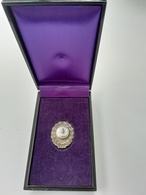 Médaille Japonaise Argent - Chemin De Fer Japonais +  Boite - Other & Unclassified