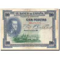 Billet, Espagne, 100 Pesetas, 1925, 1925-07-01, KM:69b, TB+ - 100 Pesetas