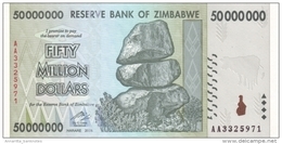 ZIMBABWE 50 MILLION DOLLARS 2008 P-79 UNC  [ZW170a] - Simbabwe