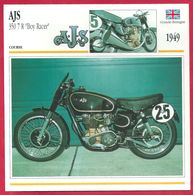 AJS 350 7 R "Roy Racer", Moto De Course, Grande Bretagne, 1949, Une Silhouette Inoubliable - Sport