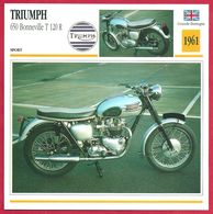 Triumph 50 Bonneville T 120 R, Moto De Sport, Grande Btretagne, 1961, L'histoire D'une Grande Dame - Deportes