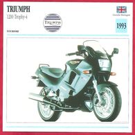 Triumph 1200 Trophy 4, Moto De Tourisme, Grande Bretagne, 1993, La Plus Grosse Cylindrée Européenne - Sport