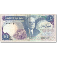 Billet, Tunisie, 10 Dinars, 1983, 1983-11-03, KM:80, TB+ - Tunisia