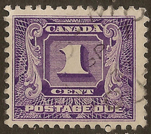 CANADA 1930 1c Postage Due SG D9 U #OE61 - Impuestos