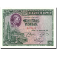 Espagne, 500 Pesetas, 1928, 1928-08-15, KM:77a, SPL+ - 500 Pesetas