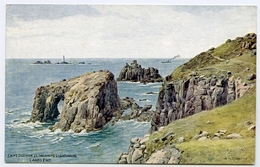 ARTIST : A.R. QUINTON - ENYS DODMAN & LONGSHIPS LIGHTHOUSE, LAND'S END - Quinton, AR