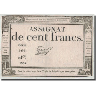 France, 100 Francs, 1795, Taizy, 7.1.1795, TB+, KM:A78, Lafaurie:173 - Assignats