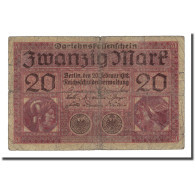 Billet, Allemagne, 20 Mark, 1918-02-20, KM:57, B - 20 Mark