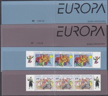 Europa Cept 2002 Bosnia/Herzegovina  Mostar 2 Booklets With 3 Sets ** Mnh (40590) - 2002