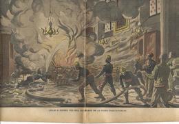 Pompiers Fire Fireman Incendie Suresnes Le Pélerin N° 1434 De 1904 - Andere & Zonder Classificatie