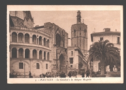 Delcampe - Valencia - La Catedral Y La Antigua Mezquita - 1937 - Valencia