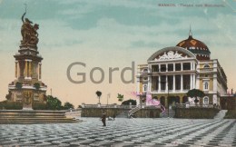 Brazil - Manaus - Manaos - Theatro Com Monumento - Manaus