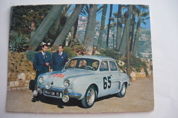 RENAULT DAUPHINE, Rallye Monte-Carlo 1958 SPORT AUTOMOBILE PILOTES MONRAISSE FERET - Rallyes