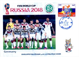 ARGHELIA 2018 - Philatelic Cover Germany FIFA Football World Cup Russia 2018 Fußball Футбол Россия 2018 - 2018 – Rusland