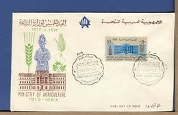 EGITTO - UAR - EGYPT - 1963  MINISTRY Of AGRICULTURE - FDC - Brieven En Documenten