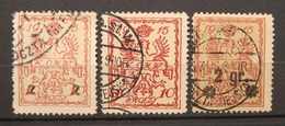 Polen Lokale Postgebiete 1915 - 1923 Mi.Nr.7a,2b,9aa Gestempelt     (B377) - Used Stamps