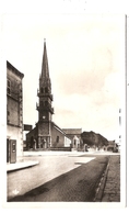 CPA Ploudalmezeau L'Eglise Et La Place  29 Finistère - Ploudalmézeau