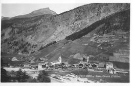 SAAS - GRUND → Schöne Dorfansicht Aus Der Ferne,  Fotokarte Ca.1930 - Saas-Grund