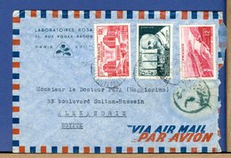 FRNCE - Lettera Da Paris A ALEXANDRIE  EGYPTE - Spedita 1948 - Storia Postale